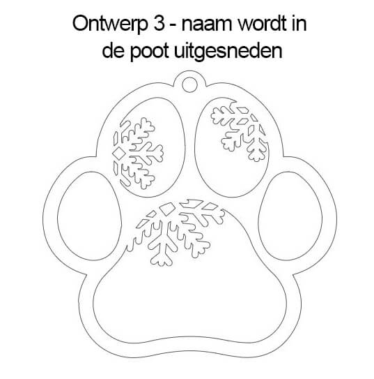 Kersthangers - hond