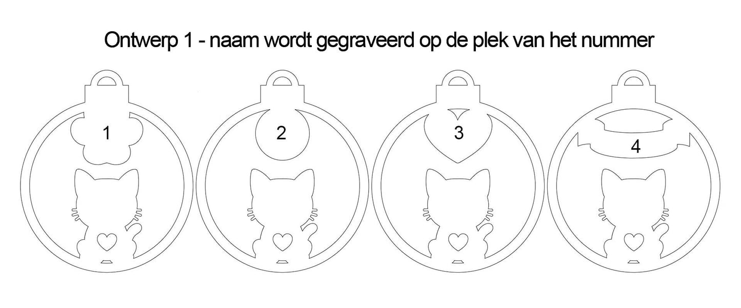 Kersthangers - Katten