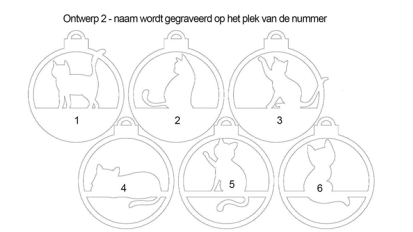 Kersthangers - Katten