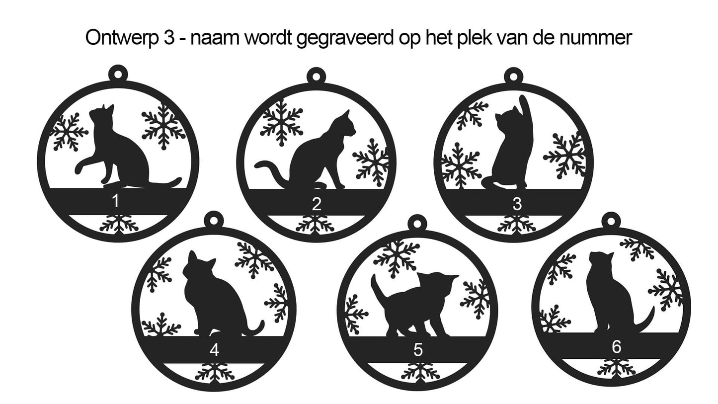Kersthangers - Katten