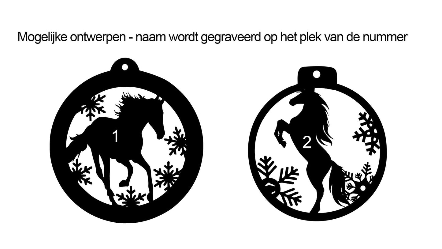 Kersthangers - Paard