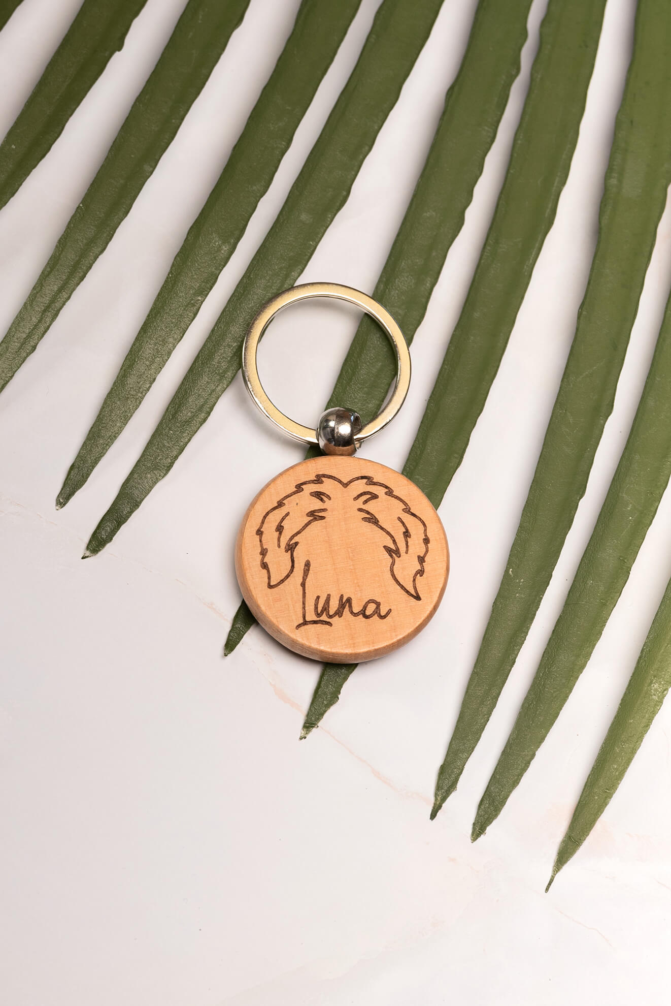 Sleutelhanger hond - oortjes