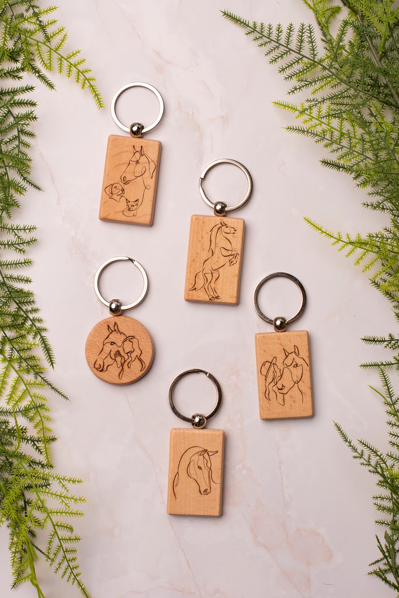Sleutelhanger paard